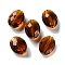 K9 Glass, Imitation Austrian Crystal Beads, Faceted, Oval, Saddle Brown, 13x10x7mm, Hole: 1.5mm