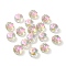 Electroplate Transparent Glass Beads, Faceted, AB Color, Rondelle, Lavender Blush, 7.5x4.5mm, Hole: 1.2mm