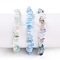 Chips Natural Mixed Stone Stretch Bracelets, Stackable Bracelets, 1/4~1/2 inch(0.6~1.2cm), Inner Diameter: 2-1/8~2-1/4 inch(5.5~5.7cm), 3pcs/set