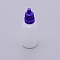 Plastic Bottle, Liqiud Bottle, Column, Indigo, 25.5x71mm, Capacity: 20ml(0.67 fl. oz)