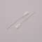 Plastic Fluid Precision Blunt Needle Dispense Tips, with 304 Stainless Steel Pin, White, 6.75x0.77cm, Inner Diameter: 0.42cm, Pin: 0.4mm