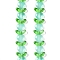 Transparent Glass Beads Strands, Leaf & Heart, Pale Turquoise, 7.5~9.5x10.5~14x4~5mm, Hole: 1mm, about 54pcs/strand, 14.96~15.24''(38~38.7cm)