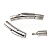 Smooth Surface 304 Stainless Steel Bayonet Clasps STAS-N002-02-3mm-1