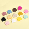 CHGCRAFT 15Pcs 15 Colors Food Grade Eco-Friendly Silicone Beads SIL-CA0001-99-3