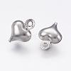 304 Stainless Steel Charms STAS-P167-G01-2