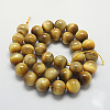Natural Gold Tiger Eye Beads Strands X-G-G212-4mm-18-2