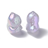 UV Plating Rainbow Iridescent Acrylic Beads PACR-M003-15D-3
