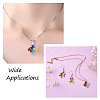 12Pcs 6 Style Zinc Alloy Enamel Pendants FIND-TA0001-63-7