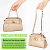 WADORN 3Pcs 3 Colors Imitation Leather & ABS Plastic Imitation Pearl Double Strand Bag Handles FIND-WR0008-10-3