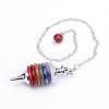 Mixed Stone Coil Dowsing Pendulums G-Q483-07-1