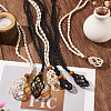 Yilisi 6Pcs Adjustable Braided Waxed Cord Macrame Pouch Necklace Making FIND-YS0001-10-14