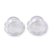 Transparent Acrylic Bead Caps X-OACR-P007-46-2