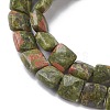 Natural Unakite Beads Strands G-K359-B14-01-4