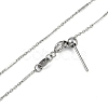 304 Stainless Steel Bar Link Necklaces NJEW-H042-01P-2