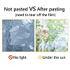 Waterproof PVC Colored Laser Stained Window Film Static Stickers DIY-WH0314-104-8