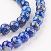 Natural Lapis Lazuli Beads Strands X-G-G099-8mm-7B-3