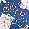 DIY Heishi Beaded Earring Making Kit DIY-SZ0009-48-5