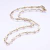 304 Stainless Steel Chain Necklaces STAS-P164-01G-1