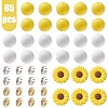 DIY Daisy Flower Silicone Beads Jewelry Making Finding Kit DIY-YW0008-77-2