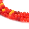 Faceted Glass Beads Strands X-GLAA-F106-B-F03-3