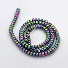 Electroplate Non-magnetic Synthetic Hematite Beads Strands G-J208D-03-2