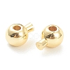 Brass Crimp Beads X-KK-F826-04G-3
