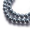 Glass Pearl Beads Strands X-HY-3D-B19-3