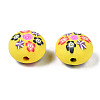 Handmade Polymer Clay Beads CLAY-N008-026G-3