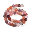 Natural Red Botswana Agate Beads Strands G-NH0021-A30-02-3