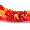 Glass Beads Strands GLAA-F106-B-06-3