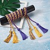 6Pcs 3 Style Polyester Tassel Big Pendant Decorations FIND-TA0001-49-4