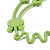 2 in 1 Silicone Baby Pacifier Holder Chains AJEW-G050-02B-2