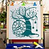 Plastic Reusable Drawing Painting Stencils Templates DIY-WH0244-031-5