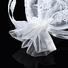 Polyester Lace & Matt Yarn Drawstring Gift Bags OP-Q053-006-3