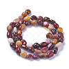 Natural Mookaite Beads Strands X-G-P433-17-1