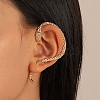 Alloy Snake Cuff Earrings for Girl Women Gift PW-WG93319-04-2