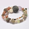 Nuggets Natural & Synthetic Mixed Stone Bead Strands X-G-M297-09-2