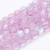 Synthetic Moonstone Beads Strands G-K280-02-8mm-08-1