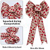 Heart Pattern Polyester Bowknots DIY-WH0308-381C-5