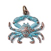 5Pcs Tibetan Style Alloy Pendants PALLOY-JF02848-3