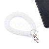 Acrylic Curb Chain Mobile Straps HJEW-JM00451-01-4