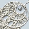 Round Cotton Macrame Wall Hanging PW-WG85736-01-3