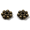 Tibetan Style Alloy Beads Daisy Spacer Beads LF1249Y-01AB-RS-1