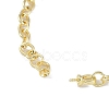 Brass Cable Chain M Charm Bracelet Making KK-U020-11G-3