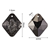 K9 Glass Rhinestone Pendants RGLA-CJ0001-02-2