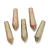 Natural Unakite Pointed Beads G-E490-C25-1