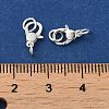 925 Sterling Silver Lobster Claw Clasps with Jump Rings STER-D006-18S-3