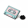 Cassette with Word Good Vibes Enamel Pins JEWB-I025-02C-3