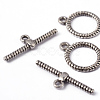 Tibetan Style Alloy Toggle Clasps X-LF1543Y-3