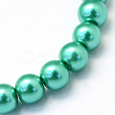 Baking Painted Glass Pearl Bead Strands HY-Q003-3mm-29-1